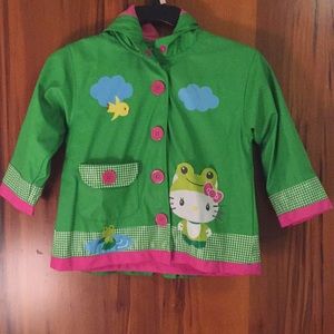 Hello kitty raincoat! 4t